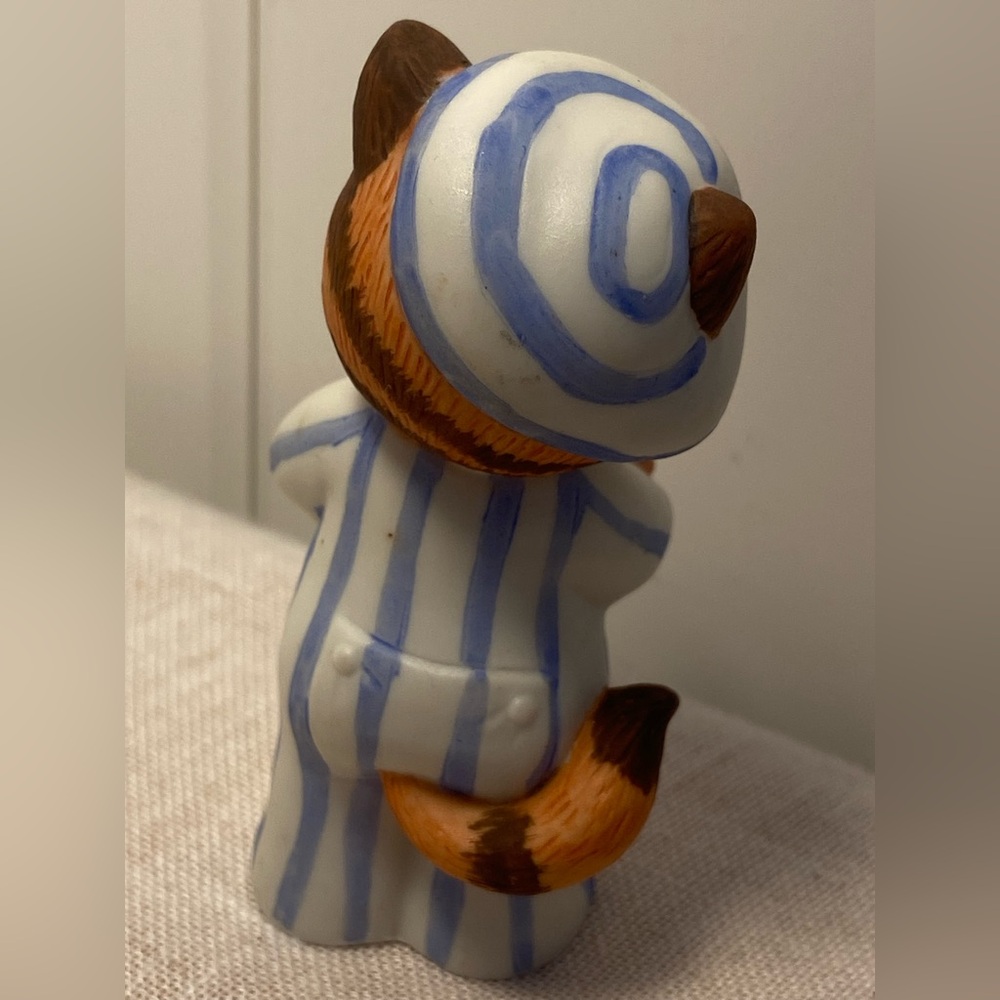 90s cat figurine Bronson Collectibles Cat in Pajamas kitty teddybear vintage cat - Picture 4 of 15